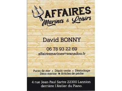AFFAIRES MARINES à Lannion