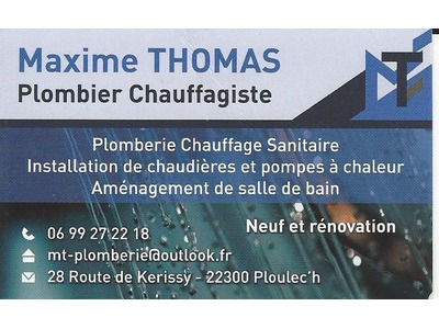 THOMAS MAXIME PLOMBERIE